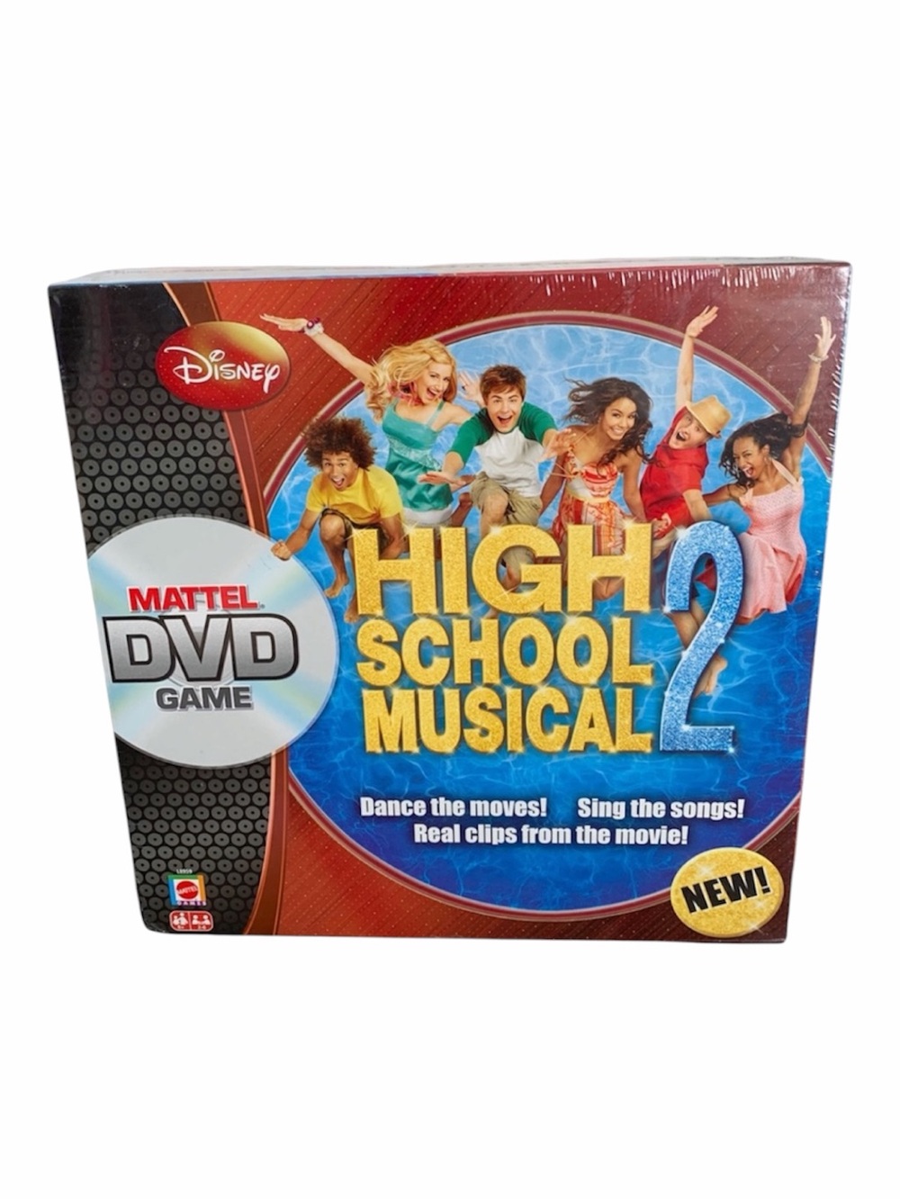 NWT Mattel Y2K Disney High School Musical Game 2 DVDs Sing Dance Board Game 6+